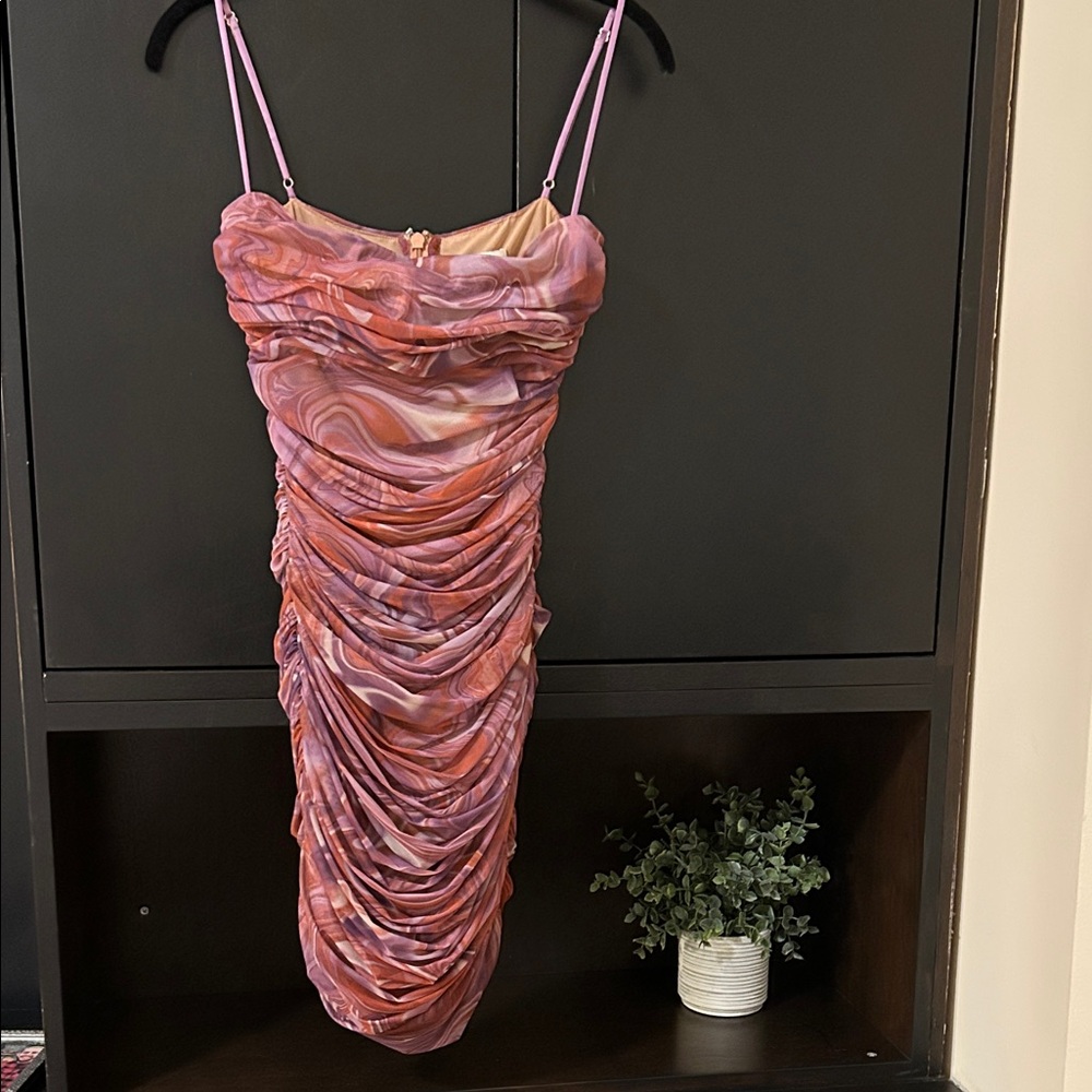 House of CB Purple and Pink Swirl Dress - NWOT - Picture 2 of 8